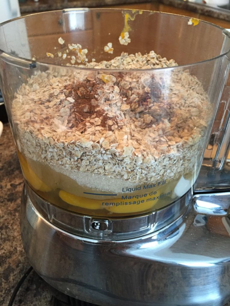 recipe prep - pumpkin oat greek yogurt muffins ingredients