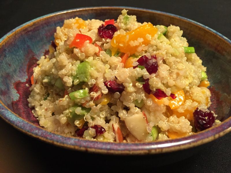 Festive Cranberry And Avocado Quinoa Salad