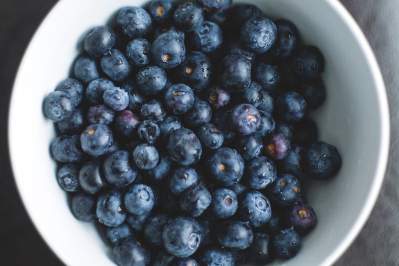 Blueberries in a bowl