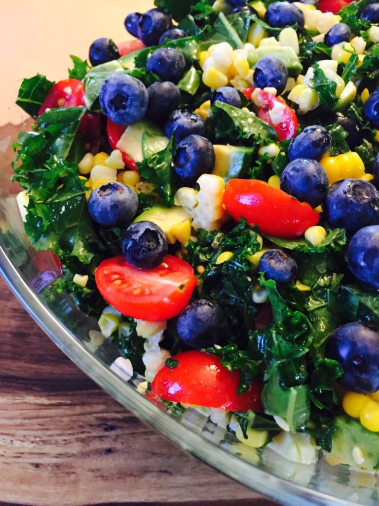 Canada 150- Nova Scotia Blueberry Kale Harvest Salad 2