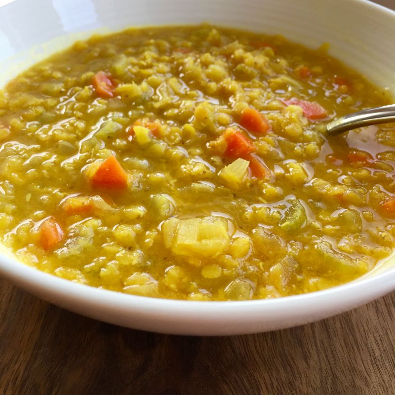 Plant-Powered Pumpkin Lentil Soup